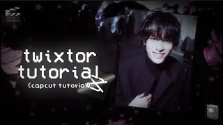 TWIXTOR TUTORIAL capcut tutorial  yourmina [upl. by Eittocs]