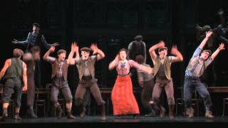 Disneys NEWSIES on Broadway  quotKing of New Yorkquot [upl. by Hcurob]