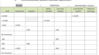 Accounting Process Step 1 Transaction Analysis  WorldWide Webster [upl. by Zilvia]