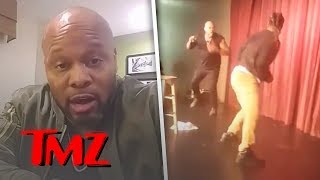 Comedian Viciously Attacked On Stage  TMZ TV [upl. by Asha]