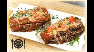 How to make Italian Vegetarian Eggplant Parmesan  Living With Foxx [upl. by Prentice]