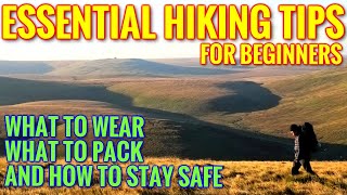 ESSENTIAL HIKING GEAR amp TIPS FOR BEGINNERS What to wear amp take hiking [upl. by Oscar]