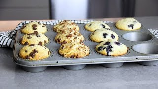 EASY MUFFIN RECIPE  Muffin Base Recipe [upl. by Assilla]