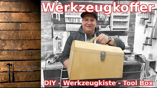 Werkzeugkoffer selbst gebaut  Werkzeugkiste  DIY Projekt [upl. by Mide]