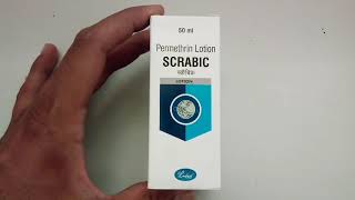 Scrabic lotion permethrin uses benefits side effects how to use review in Hindi [upl. by Nnaarual763]