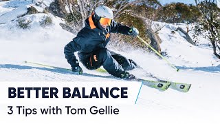 HOW TO SKI STEEPER SLOPES  3 Tips For Better Balance [upl. by Dettmer]