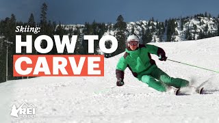 How to Carve Skis  Take Your Skiing to the Next Level  REI [upl. by Stormi]