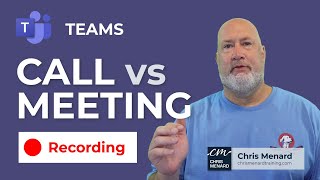 Teams  Why cant I record Video call vs meeting [upl. by Ericha]