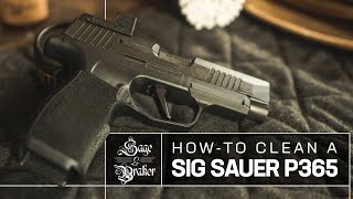 Sig Sauer P365  How to Clean and Disassemble [upl. by Jillene]