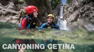 Canyoning  Cetina river adventures [upl. by Aerdno]