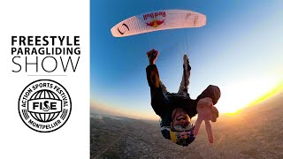 FISE 19 PARAGLIDING FREESTYLE SHOW [upl. by Bronez]