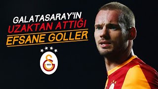 Galatasarayın Ceza Sahası Dışından Attığı Efsane Golleri [upl. by Tiertza]