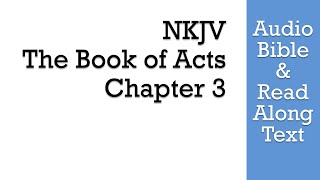 Acts 3  NKJV Audio Bible amp Text [upl. by Tove]