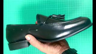 Classical Tassel Loafer handmade leather shoe made in Bangladesh [upl. by Eirffej]