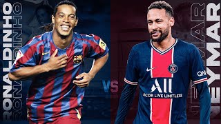 NEYMAR VS RONALDINHO ● LEGENDARY SKILLS BATTLE 👑 [upl. by Adachi977]