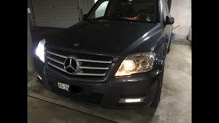 Mercedes Benz defective xenon bulb amp booster change [upl. by Hinkle944]