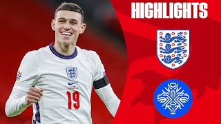 England 40 Iceland  Foden Scores Two amp Rices First Goal  UEFA Nations League  Highlights [upl. by Asselim]