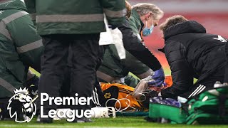 Raul Jimenez recovers from surgery after scary collision with Luiz  Premier League  NBC Sports [upl. by Prem656]