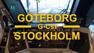 TRAIN DRIVERS VIEW GöteborgStockholm West Main Line [upl. by Kotta46]