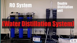 Water Distillation Process in English  Double Distillation Unit  RO system [upl. by Amand]