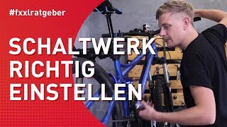 FahrradSchaltung perfekt einstellen  MTB [upl. by Casandra]