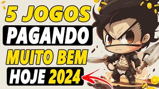 5 JOGOS PAGANDO BEM VEJA COMO GANHAR DINHEIRO JOGANDO HOJE ATUALIZADO 2024 [upl. by Eirolav]