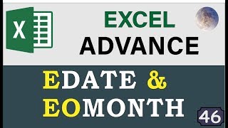 Ms Excel EOMONTH amp EDATE Functions Calculate Maturity Dates and Due Dates Advanced Excel Formulas [upl. by Mcnamara161]