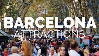 10 Top Tourist Attractions in Barcelona  Travel Video [upl. by Iormina]