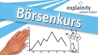 Börsenkurs einfach erklärt explainity® Erklärvideo [upl. by Iduj7]