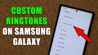 How to Set ANY Song as Custom Ringtone on your Samsung Galaxy Smartphone [upl. by Ailelc]