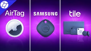 AirTags vs Samsung SmartTag vs Tile  The ULTIMATE Comparison [upl. by Fronniah674]