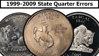 19992009 State Quarter Errors amp Varieties Complete Guide  Values amp Clear Explanation [upl. by Suivatnod648]