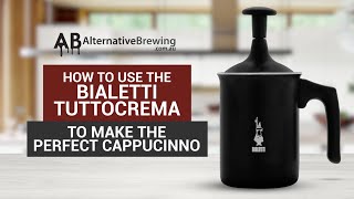 How to Use the Bialetti Tuttocrema Milk Frother [upl. by Notneuq248]