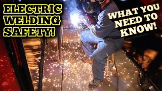 Electric Welding Safety How to be safe [upl. by Sherj]