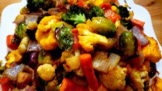 Easy Oven Roasted Vegetables Recipe [upl. by Audri]