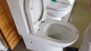 How to tighten a loose toilet seat [upl. by Maribeth]