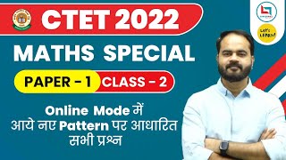 CTET2022  Maths Class by Uday Sir  Lets LEARN  Class02 [upl. by Dov]