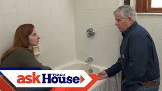 How to Caulk Around a Bathtub  Ask This Old House [upl. by Hanshaw769]