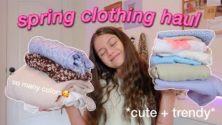 HUGE springsummer try on haul 2021 [upl. by Anytsirk]