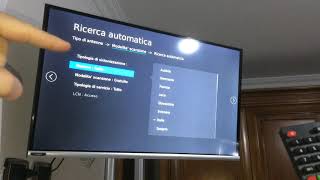 Come fare la ricerca canali Smart Tv Saba [upl. by Holder]