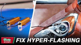 How To Fix Hyperflashing LED Turn Signals Load Resistor Installation [upl. by Repsihw]