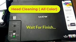 How To Head Clean All Color Brother DCPT220DCPT420W [upl. by Risteau]