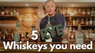 5 Rye Whiskeys You NEED [upl. by Westphal]