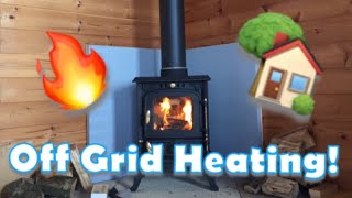 Installing a WOOD BURNER in my TINY HOUSE [upl. by Onofredo]