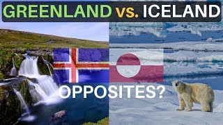 Greenland vs Iceland Similar or Different [upl. by Neeliak]