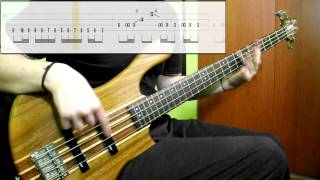 Red Hot Chili Peppers  Give It Away Bass Cover Play Along Tabs In Video [upl. by Leohcin]