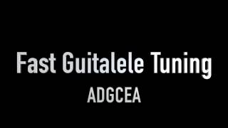 ADGCEA Tuning  Fast Guitalele Tuning [upl. by Kashden8]