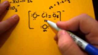 Lewis Dot Structure of ClO3 Chlorate Ion [upl. by Minsk]