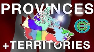 CANADA Provinces  Territories explained Geography Now [upl. by Paula]