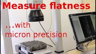 Automated flatness measurement for industry SURFACEINSPECT system  NOVACAM [upl. by Hooper94]